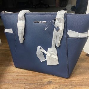 NWT Michael Kors Navy tote